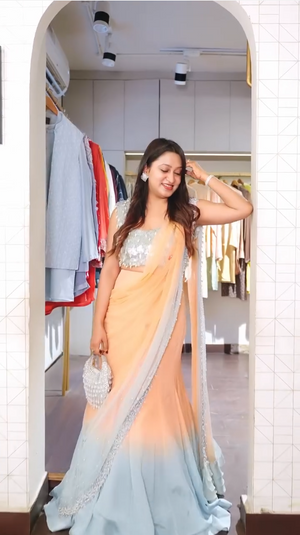 Glitzelle Crystal Cascade Party Clutch Bag-Silver