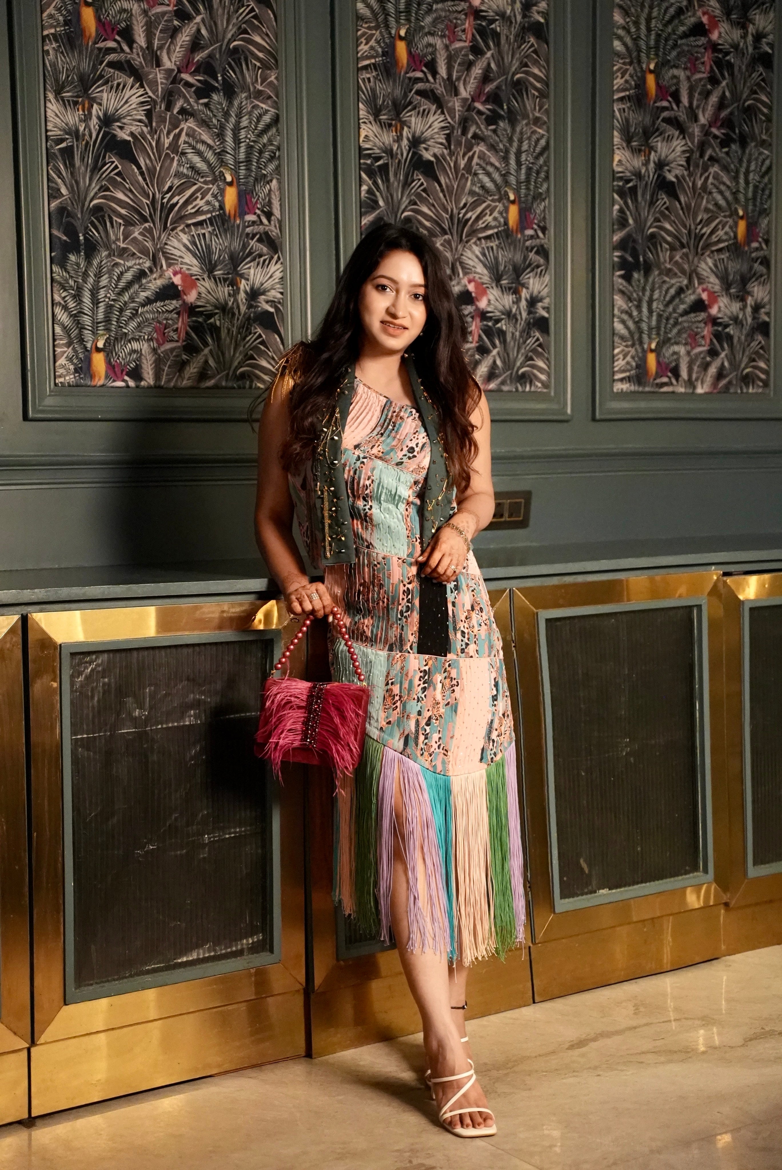 Pluméa Feather Flap Clutch Bag (Raspberry Rose Pink) | Couture Evening Statement Bag – ORAYA